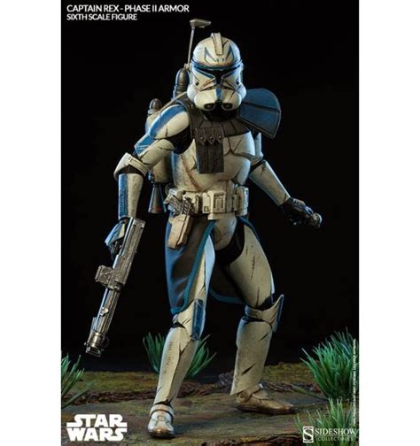 This is kind of part of my mandalorian helmet series. Stormtrooper: Sideshow Collectibles Captain Rex Phase II Armor