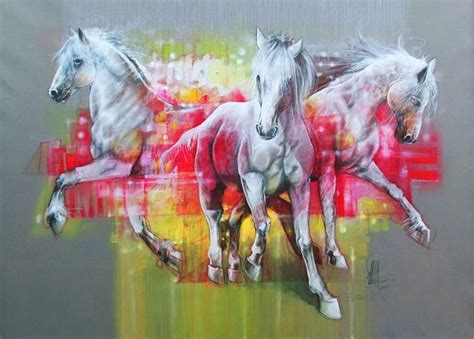 imagenes arte pinturas arte abstracto caballo en pintura