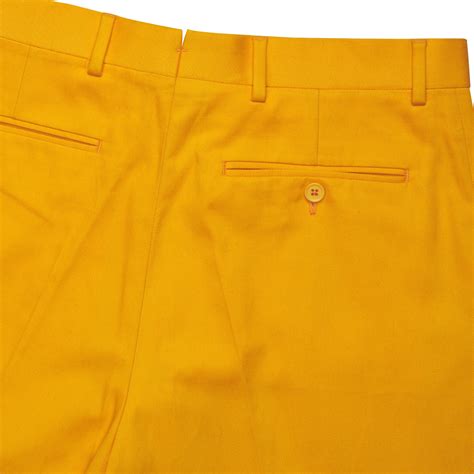Zip Fly Yellow Bright Chino Trousers Mens Country Clothing Cordings Us