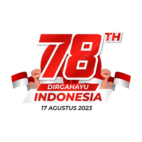 인도네시아 건국 77주년 기념 카드 벡터 헛 리 78 헛리 2023 행복한 인도네시아 77 Png 일러스트 및 벡터 에
