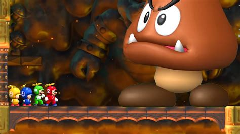 New Mega Goomba Bossfight In New Super Mario Bros Wii Youtube