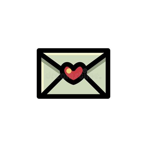 Love Letter Icon Stock Vector Illustration Of Love 266545999