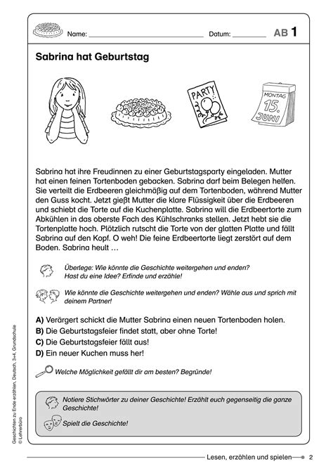 Richtig Schreiben Klasse Deutsch Grundschule