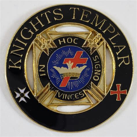 Lapel Pin Knights Templar Large Round