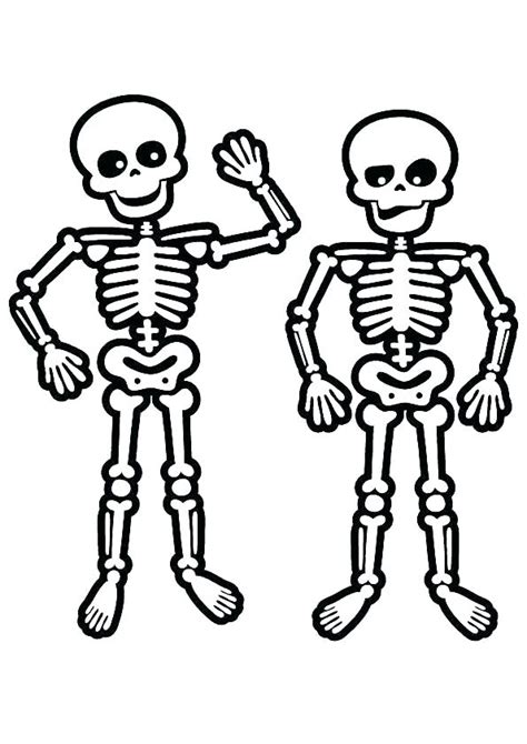 Skeletons Coloring Pages - Coloring Home