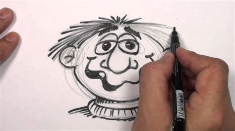 How To Draw A Cartoon Face Funny Face Drawing Lesson