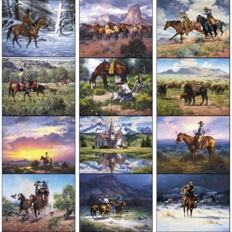 Western Themed Calendar With Imprint Promotional Calendars Wholesale