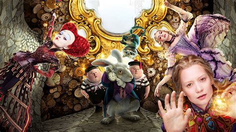 The Main Characters Of The Movie Alice In Wonderland Wallpapers And
