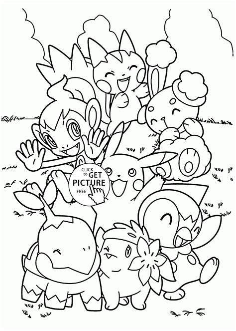 Cute Pokemon Coloring Pages For Kids Pokemon Characters Printables