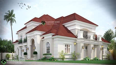 Architectural Design Of A Proposed Classical 5 Bedroom Bungalow With