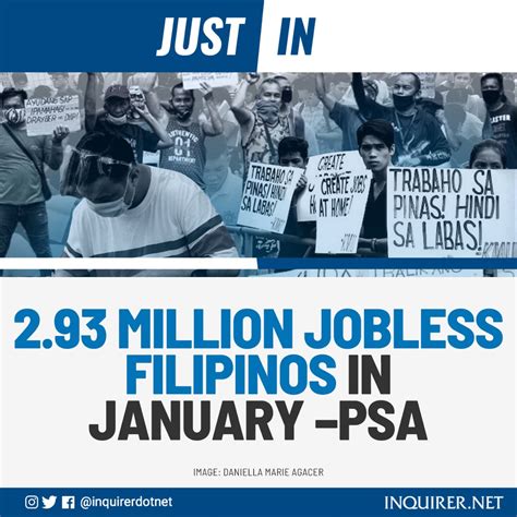 Inquirer On Twitter Just In The Unemployment Rate In The Country