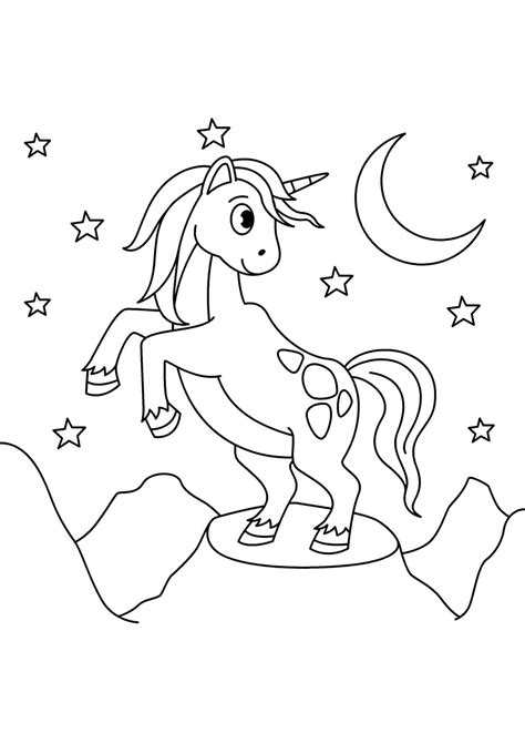 Dibujos De Unicornios Para Imprimir - Dibujos Para Colorear Y Pintar