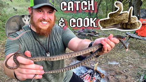 Catch And Cook 3 Water Snakes Day 7 Of 30 Day Survival Challenge