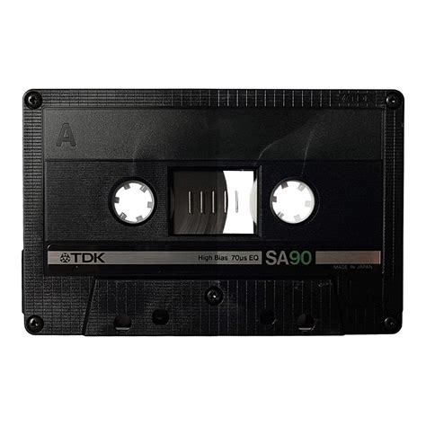 Tdk Sa90 80s Era Chrome Blank Audio Cassette Tapes Retro Style Media