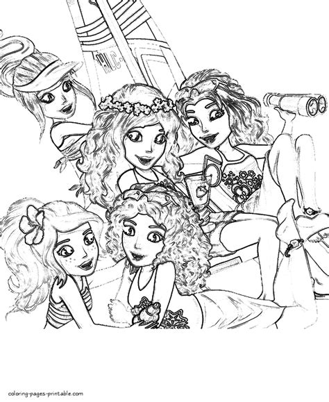 Used in fairy tales and folklore, these colorful friends are the perfect basis for your next craft or activity for your kids. Lego Friends coloring pages printable || COLORING-PAGES ...