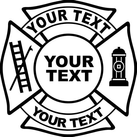 Fire Department Patch Template