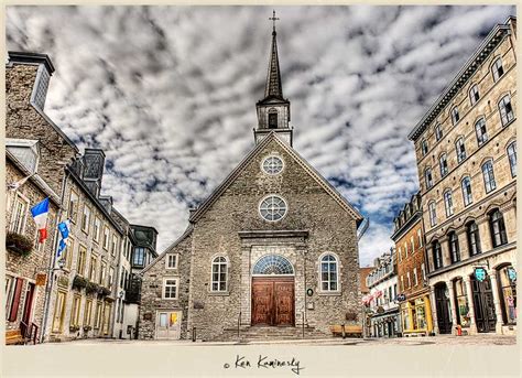Notre Dame Des Victoires Church Quebec City Canada