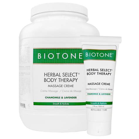 Biotone Herbal Select Body Creme For Massage Therapy