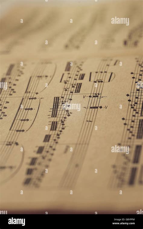 Music Notes Stock Photo Alamy
