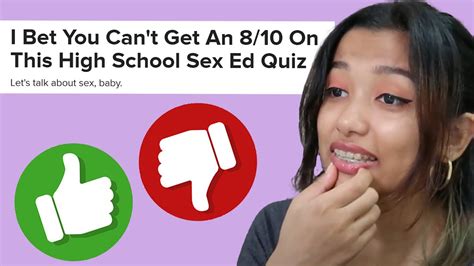 Attempting A High School Sex Ed Quiz Ft Riyagogoi Dobara Youtube