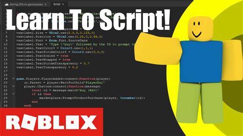 How To Learn Scripting In Roblox Studio YouTube