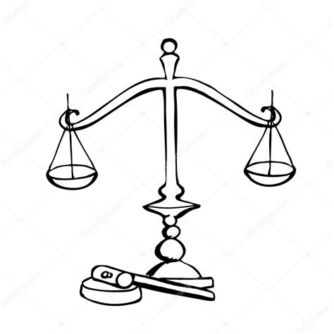 Symbol Of Law And Justice — Stock Vector © 118263256