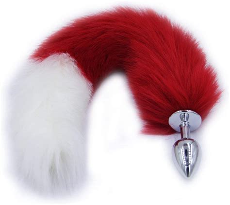 Stainless Steel Anal Plug With Soft Wild Fox Tail Plug Butt