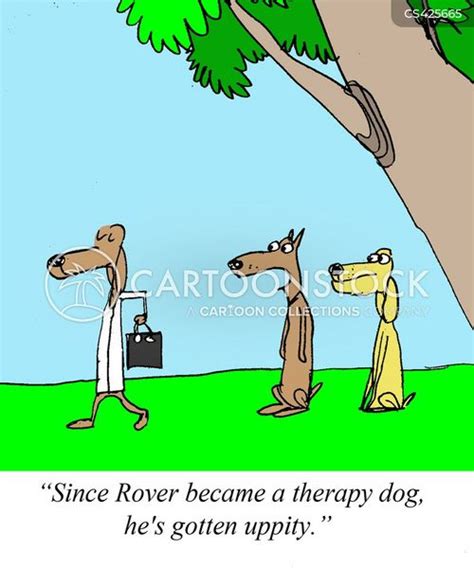 Therapy Dog Cartoons And Comics Funny Pictures From Cartoonstock