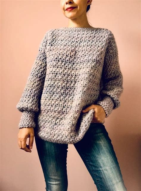 Suéter Jersey A Crochet Para Mujer ¡delicioso Tutorial Gratis