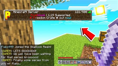 Best New Minecraft Skyblock Server In 2022 Java And Mcpe Free To