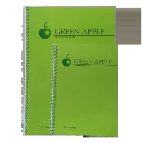 Green Apple Spiral Notebook 50 Sheet School Essentials Lazada Ph
