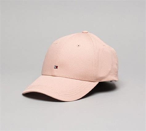 Tommy Hilfiger Classic Small Logo Cap In Pink Added Onto Women