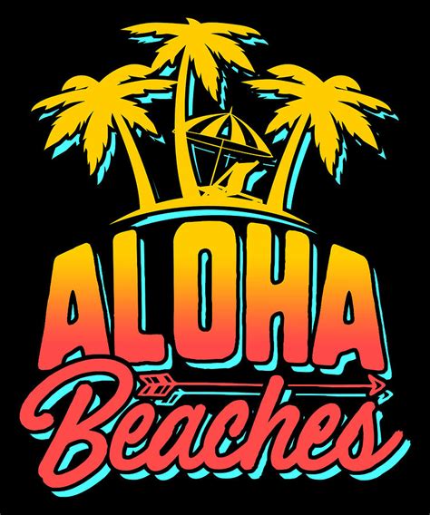 Hawaii Aloha Funny Beach Apparel Digital Art By Michael S