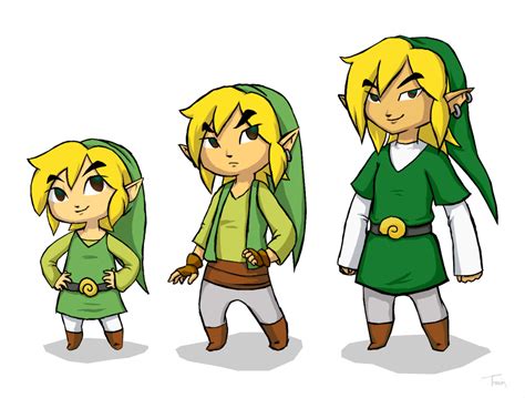 Toon Link Age Chart The Legend Of Zelda Fan Art Iconic Characters