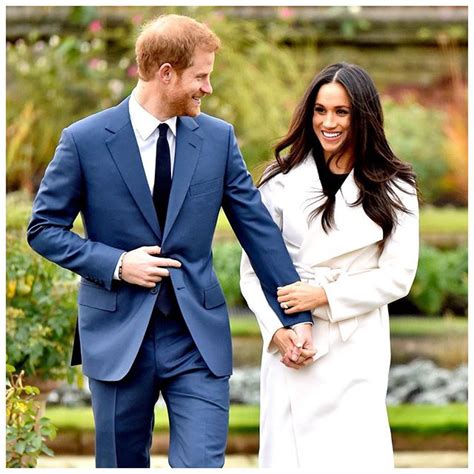 哈里王子和梅根·马克尔在instagram上分享了甜蜜的订婚周年纪念即时尚