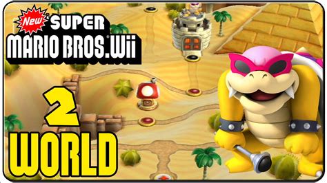 New Super Mario Bros Wii 100 Walkthrough World 2 Youtube