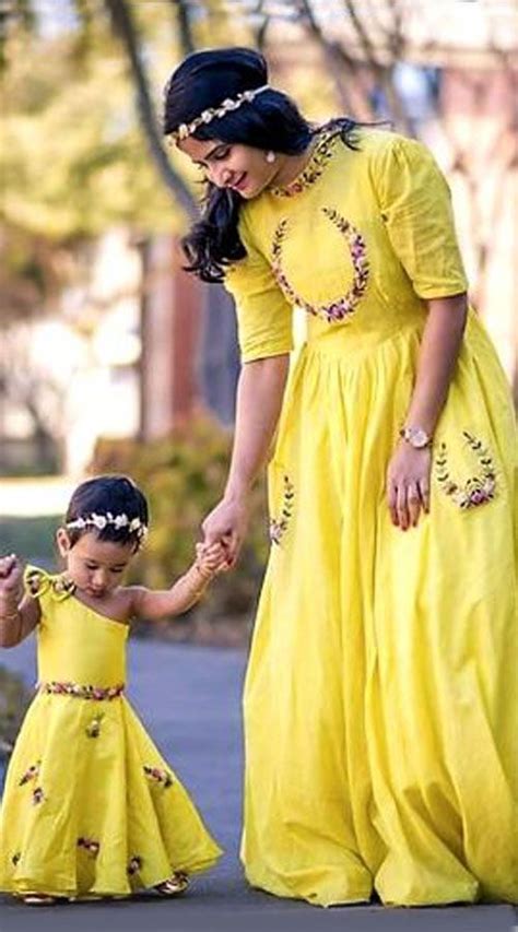 mother daughter same dresses 2021 matching indian outfits mother daughter dresses matching