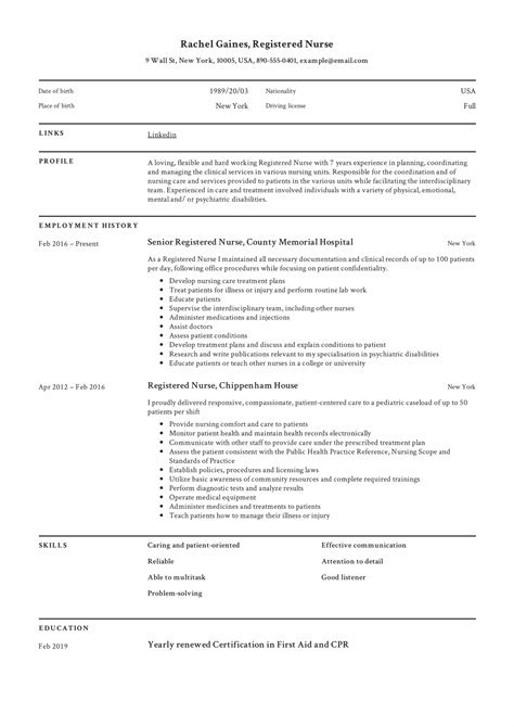 Check spelling or type a new query. Registered Nurse Resume Sample & Writing Guide | +12 ...
