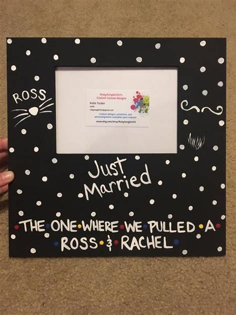 Search, discover and share your favorite ross and rachel wedding gifs. FRIENDS TV Show Ross and Rachel Vegas Wedding Last | Etsy ...