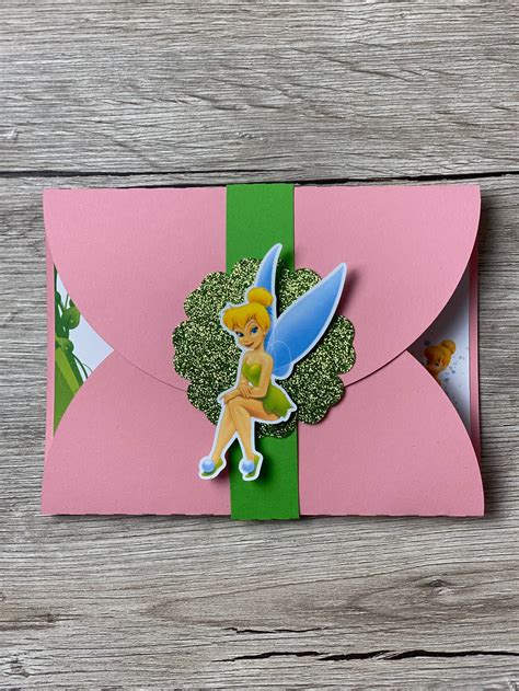 Tinkerbell Fairy Invitation Invitation Cards Childrens Etsy