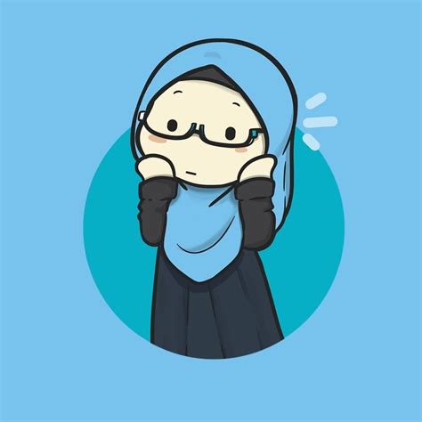 Gambar kartun muslimah bercadar 5. Gambar Animasi Muslimah Pakai Headset - 30 Gambar Kartun ...