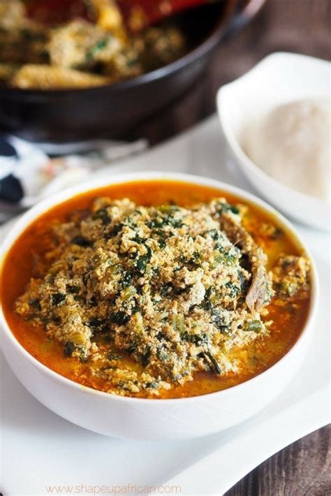 1½ pounds cubed beef stew meat, or beef tongue , or goat meat. Egusi Okra Soup & Sympli Pounded Yam | Recipe | Okra ...