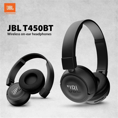 Jbl T450 Wireless Headset Jbl T450bt Bluetooth 40 Stereo Rzog Shopee