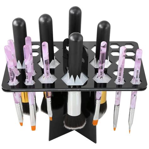 Maybe you would like to learn more about one of these? 26 Hole Makeup Cosmetic Brush Dryer Hanger Organizer Folding Drying Rack Holder | Makeup brush ...
