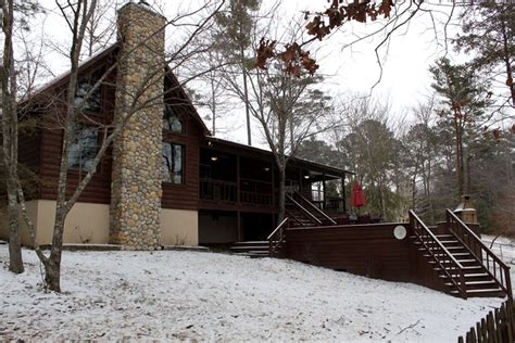 Jump in and enjoy the water from your private 14x20 swim pier. Lake Cabin near Cullman, Alabama