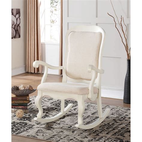Wipe & dry cloth without water. 20 Ideas of Wooden Rocking Chairs With Fabric Upholstered ...