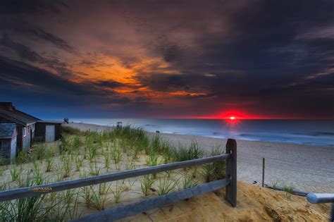 Cape Cod This Morning Startling Ocean Sunrise From Nauset Beach Blog