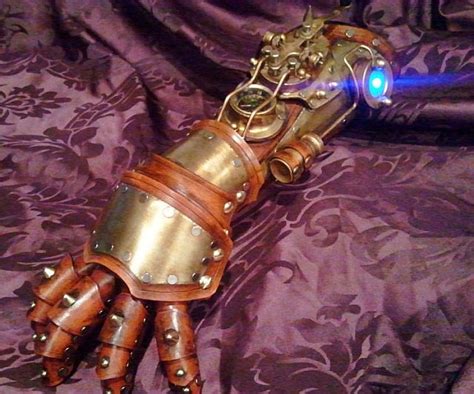 Steampunk Robot Arm Gauntlets