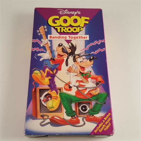 disneys goof troop banding together vhs 1993 for sale online ebay