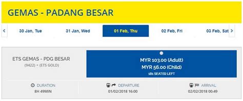 Although ktm's ets (electric train service) was launched in 2010, it was until july 2015 that you can travel further north beyond ipoh to butterworth. d'Laiqa Arena: ETS Gold (Gemas - KL Sentral - Butterworth ...